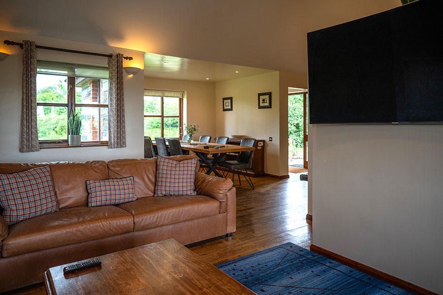 spacious seating area