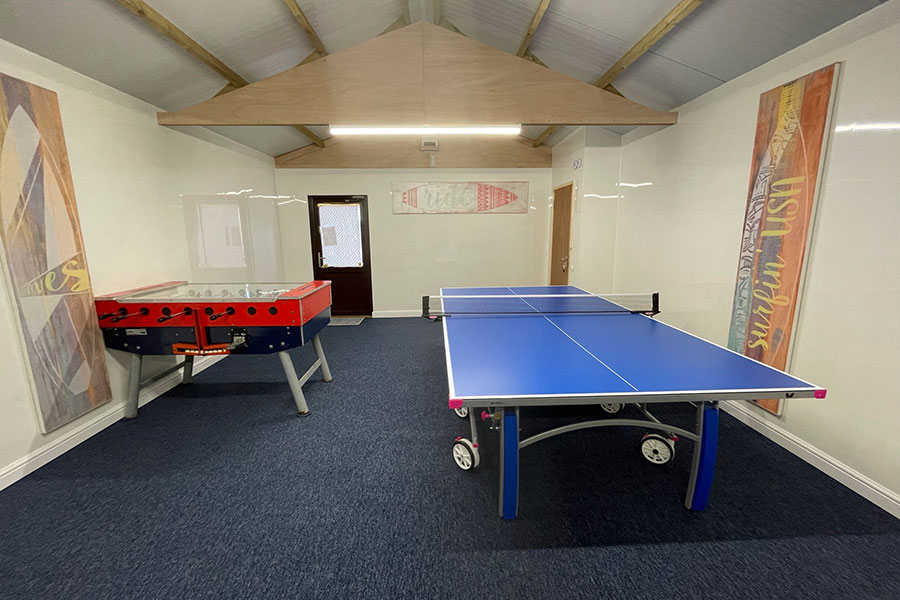 indoor games room
